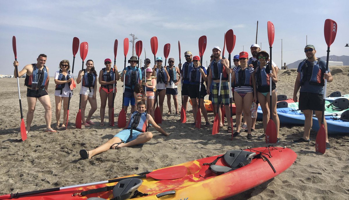 La Multiaventura de la Diputación Provincial lleva a 25 usuarios de Chirivel hasta el Parque Natural de Cabo de Gata