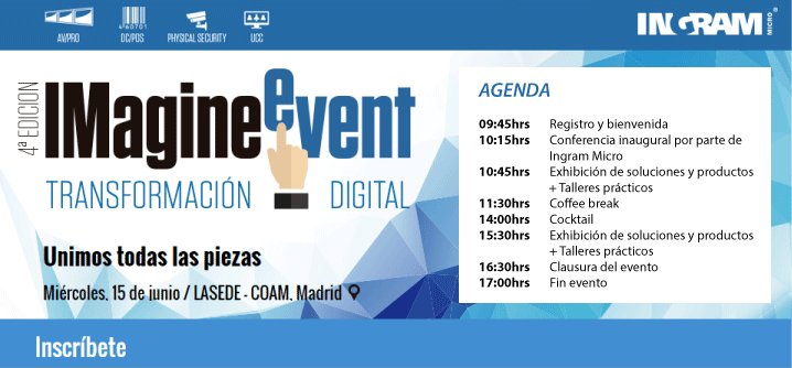 vozelia's tweet photo. #IMagineEvent No te pierdas el evento de #transformacióndigital de @IngramMicroES Apúntate https://t.co/CM6snTBS2R https://t.co/feUB6l9At1