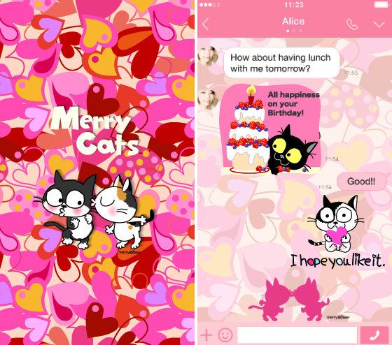 merry_kuma's tweet photo. ❤️新作着せかえMerryCats/Love
アプリからの買い方❤️Twitterの設定へ。ディスプレイとサウンドを選んで、アプリ内ブラウザを使用するのチェックをはずす。↓クリック
https://t.co/PCl3ZNOSqz … https://t.co/Xrj3oLwkhc