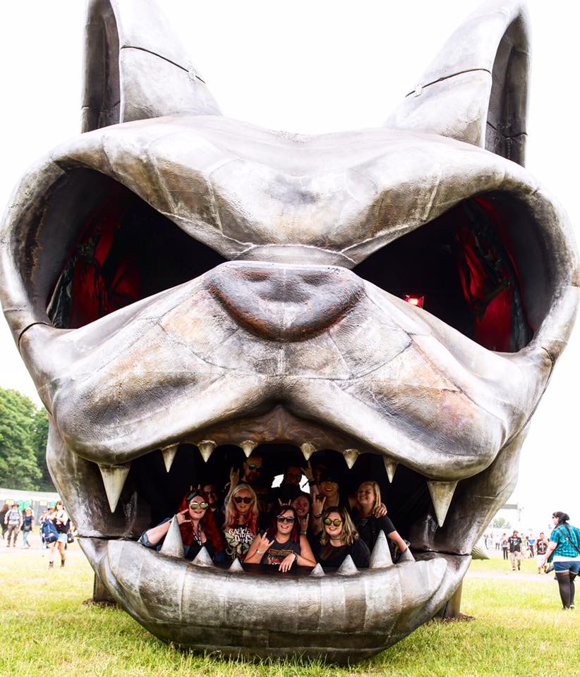 jprobyn's tweet image. Amazing weekend working with a great team.  Its all about the Dog! #downloadfestival #teamwork