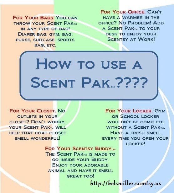 Scentsy By Brittany On Twitter How Do You Use Your Scentpack