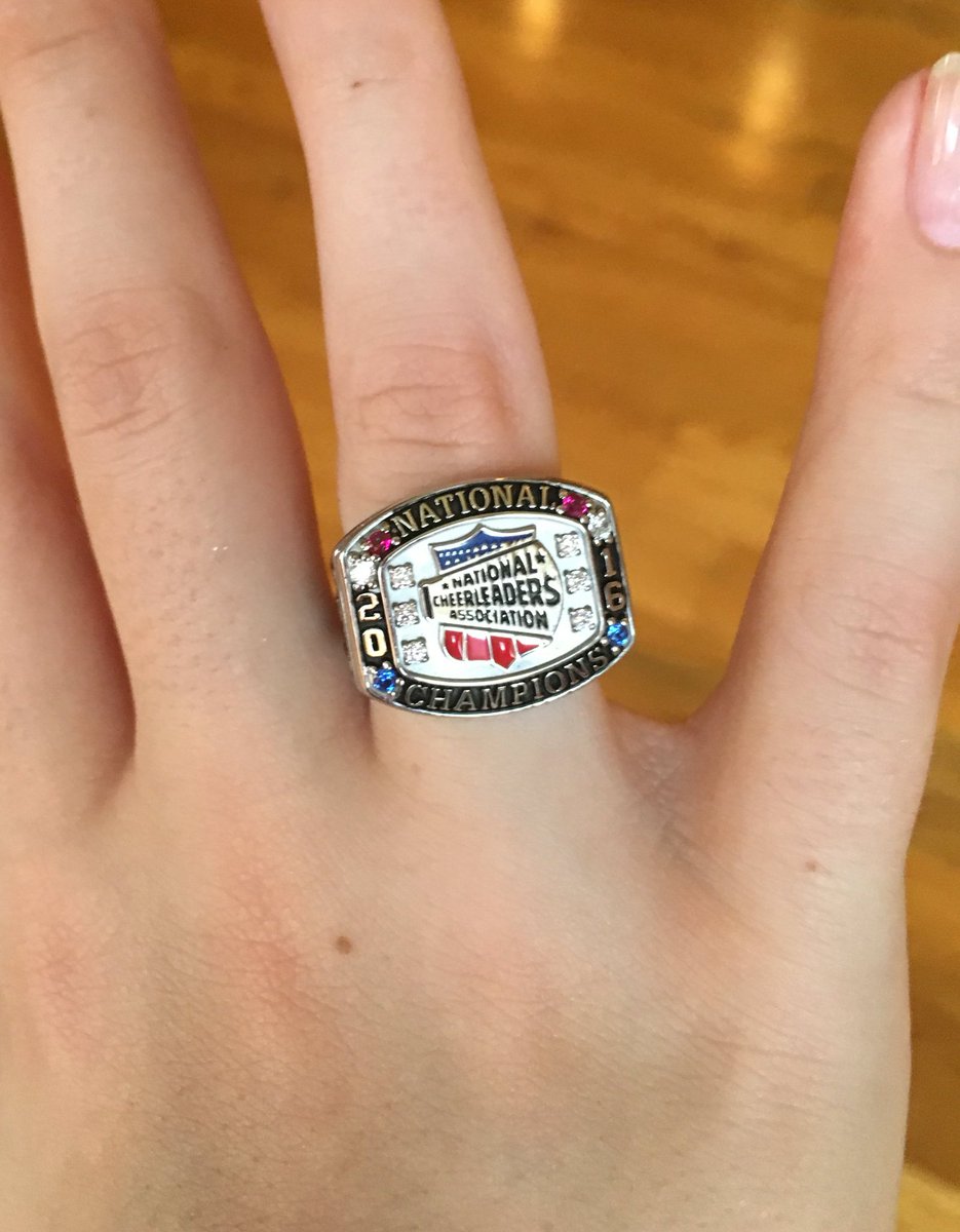 cheerleading championship rings