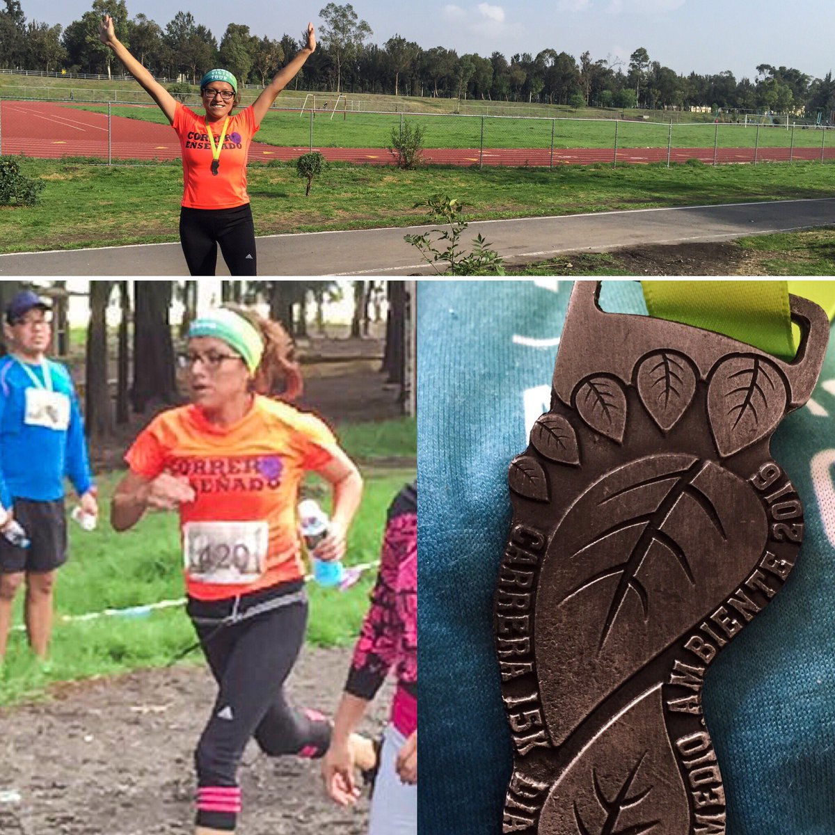 AideCordova's tweet photo. @CCBTac Que bonito es correr en el bosque de Tláhuac!! Gran carrera y gran organización 👏👏👏👏👍 Gracias!! 😁😊 https://t.co/Lt2soP0WhD