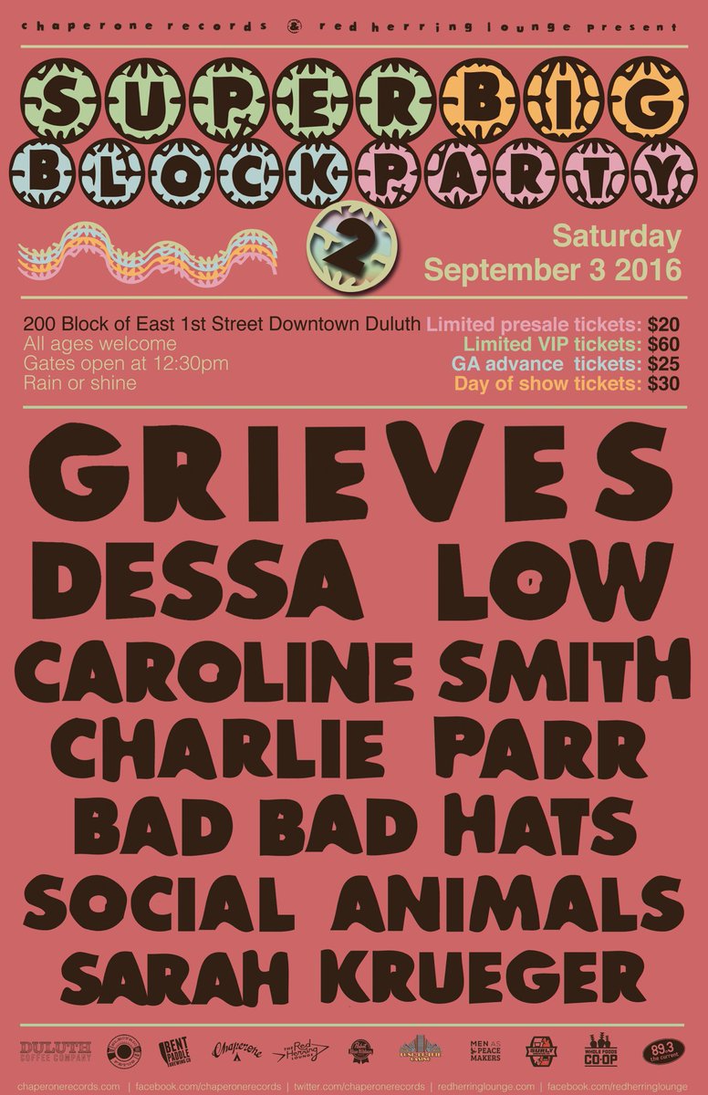 JUST ANNOUNCED: Super Big Block Party✌🏻️! Get your limited presale tix now: ticketf.ly/1XSe4vD