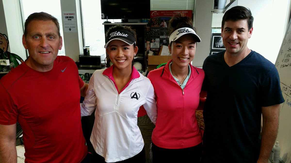 AJGAGolf's tweet photo. Thanks to @JohnDitullio for having Kelsey Zeng and Mia Ayer on @Radio_951 to discuss #RolexGirls! https://t.co/ooNl2r4Wlh