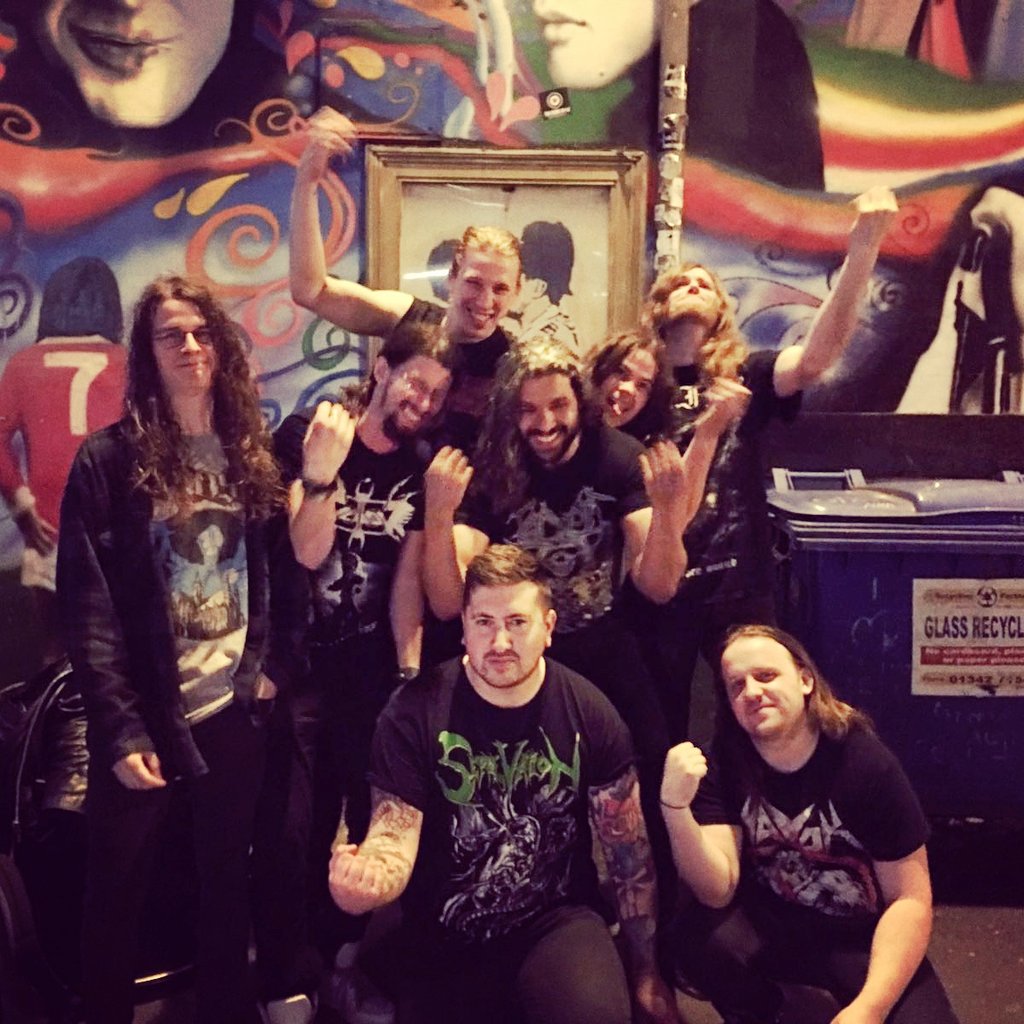 reprisalmetal's tweet photo. The SEPRISAL tour is a wrap! #seprevation #reprisal #thrashtag #tour #feartheclack #thrashmetal #deathmetal #riffs https://t.co/Zfl0ZRN1SW