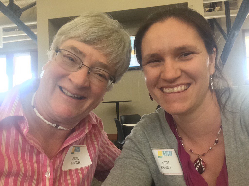 With my mom, from Ohio State Extension, at the Bullying Prevention Conf. #UNLBPC16 #nebext