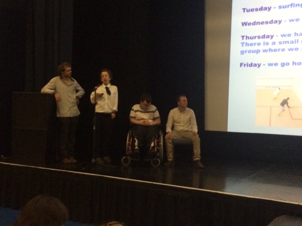 BridgendCollege's tweet image. Walk in My Shoes 'What's it like to live in #WestonHouse' #SonyTheatre #BeAllThatYouCanBe