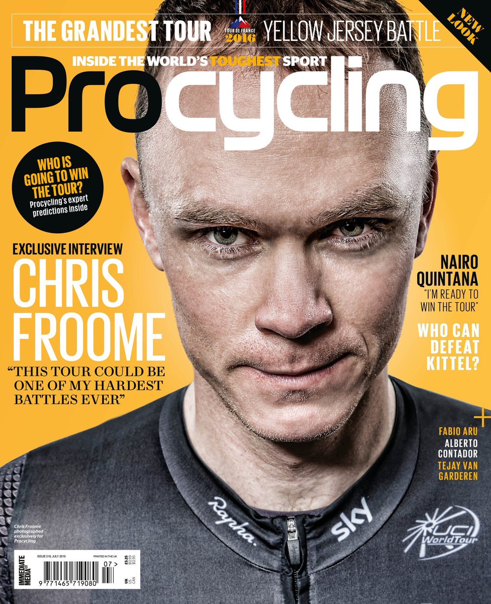 chrisfroome's tweet image. 18 days to go until the battle for the yellow jersey begins! @Procycling_Mag @Letour