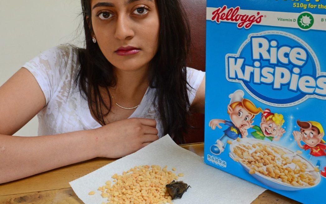 Trova un Pipistrello Morto nei Cereali Rice Krispies di Kellog's Trova un Pipistrello Morto nei Cereali Rice Krispies di Kellog's
