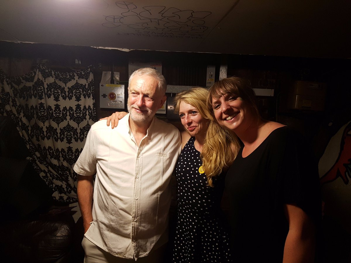 silverbulletin's tweet photo. massive respect to @jeremycorbyn for popping in last night and listening to our story #SaveSilverBullet https://t.co/nqa3GkhjaY
