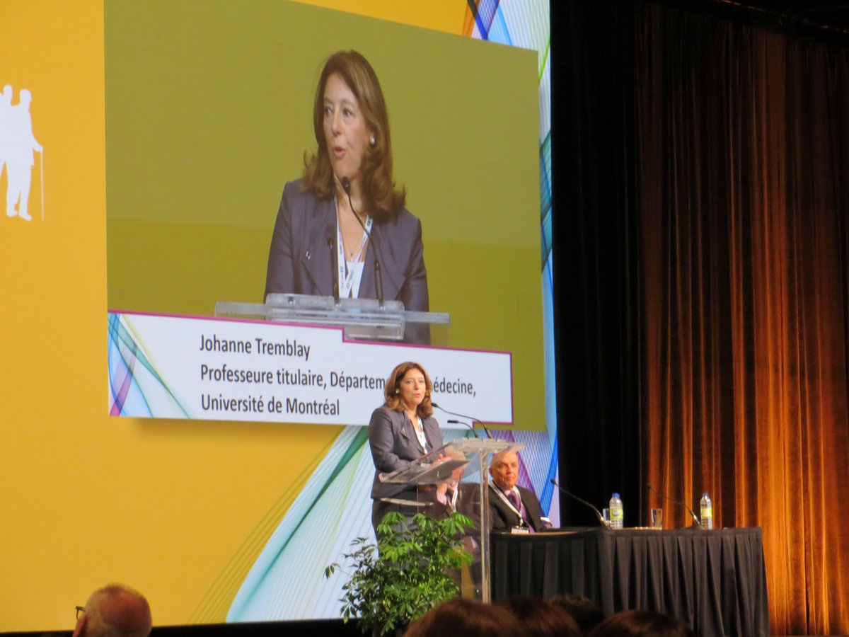 David Bouthillier et Dre Johanne Tremblay completing the welcome address. #icphc2016