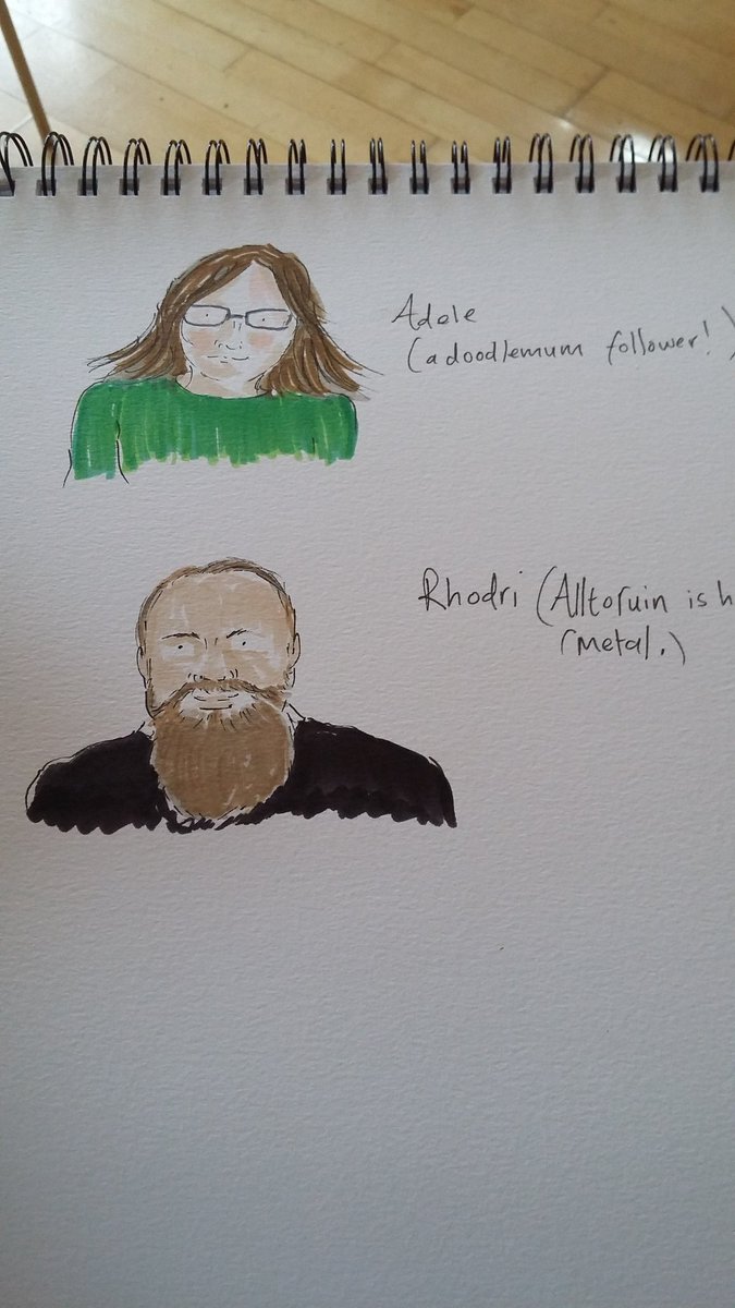 DoodlemumWALES's tweet image. Meet Adele and Rhodri.