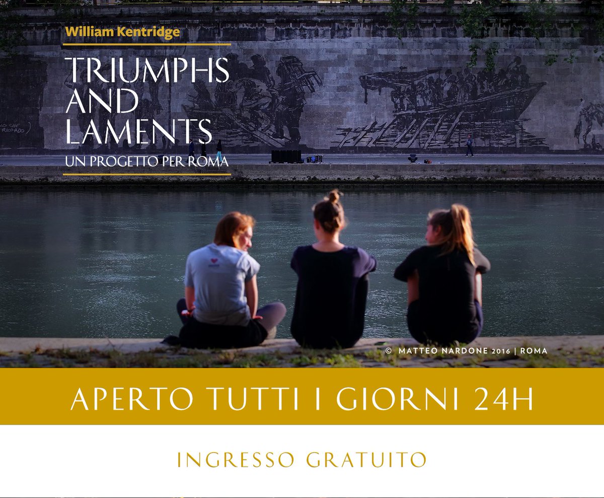 triumphslaments's tweet photo. Vi aspettiamo tutti i giorni 24 ore su 24 a #PiazzaTevere! #triumphsandlaments https://t.co/9U9VaEBqA2 https://t.co/cedXeyCMkH