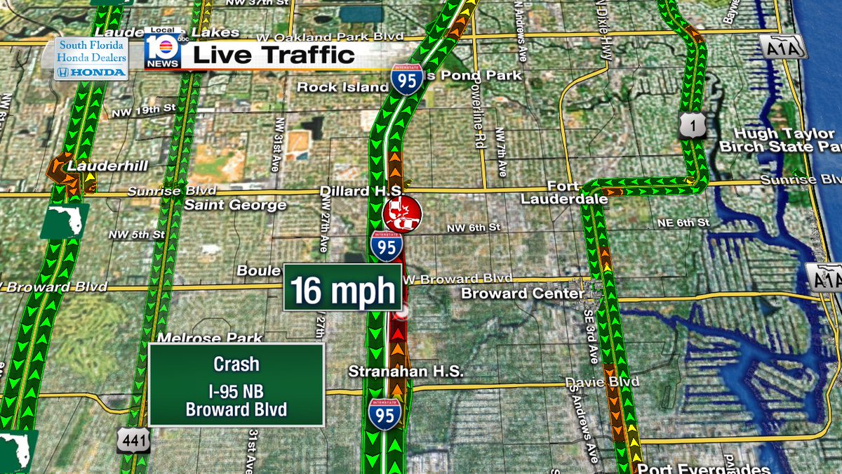 Crash on I-95 NB and Broward Blvd #TRAFFIC https://t.co/Kt8e3uwqWQ