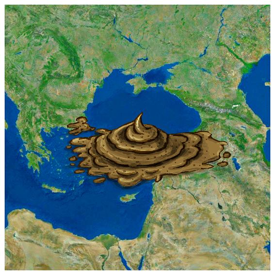 - Güzel ve yalnız Ülkemin Uydu görüntüsü -