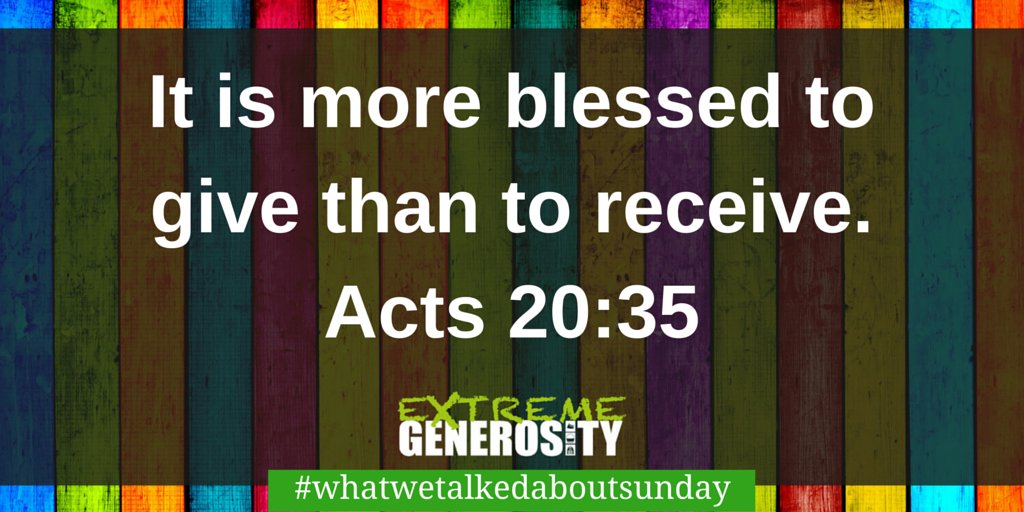 ccctweetsu's tweet photo. #ccc #communitychristianchurch #scripture #whatwetalkedaboutsunday #extremegenerosity https://t.co/oqR7vcElwP