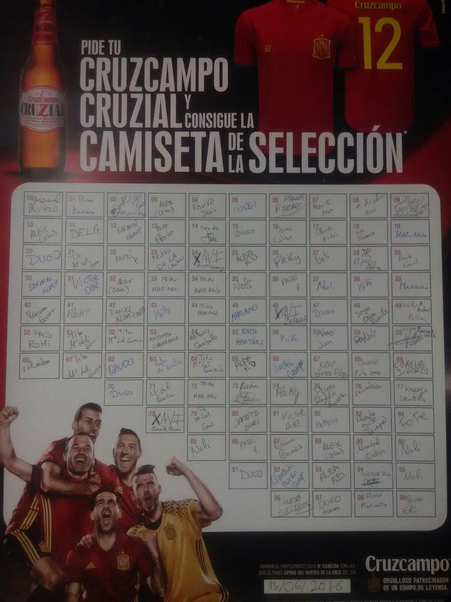 cafe_tuitter's tweet photo. En @cafe_tuitter sorteamos la camiseta de España. El afortunado será elegido por el número de la ONCE de hoy. https://t.co/G2RnDJ2kZE