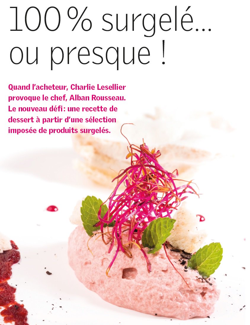 #beetroot &amp; red #fruitcoulis are a good match. Top recipe with #frozeningredients by #culinaryconsultant Rousseau L