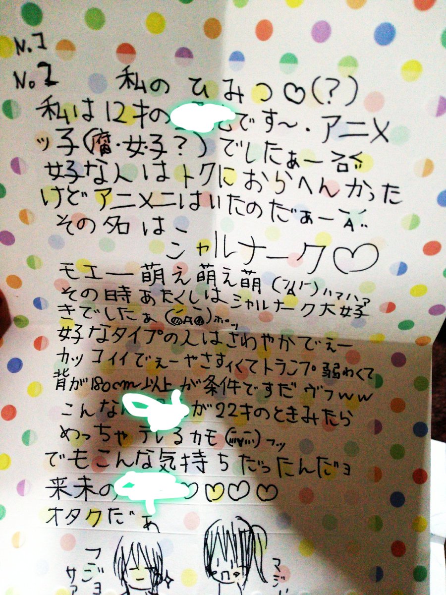 りりしゅ シャルナークどれくらい好きだったかというとこの最強に気持ち悪い 成人式のときに渡されたタイムカプセルで思い出されるんだわ 鳥肌たつくらい怖い喪女12才だったけど死ぬほどシャルがすきだった 富樫先生まじ生き返らせて なんでもする