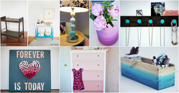 MattressTomorro's tweet image. Outstanding DIY Ombre Home Decorations To Make In Your Free Time bit.ly/28wXswEvia @TopDreamer3 #bedroomDIY