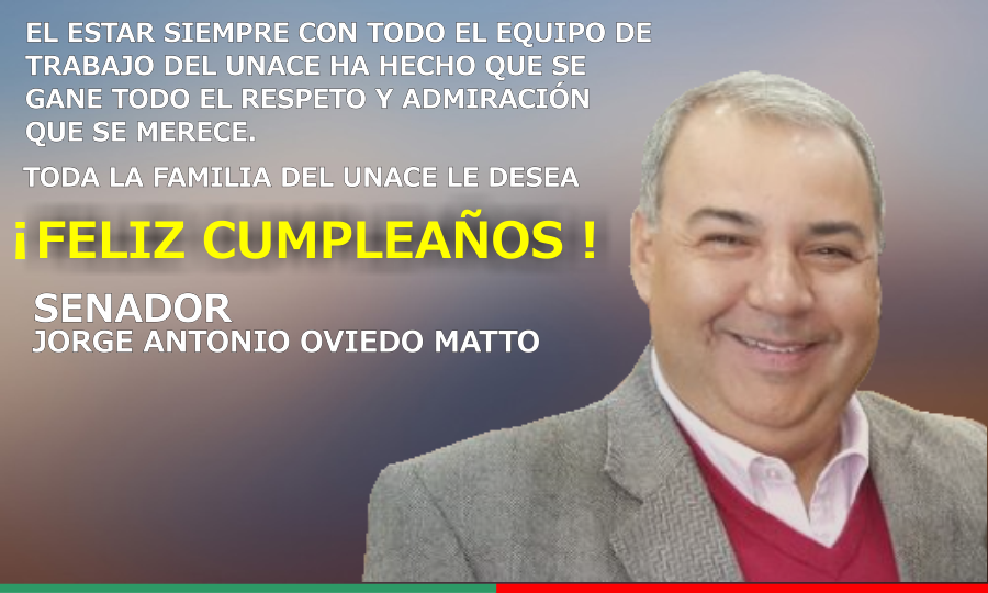 PartidoUnace's tweet photo. #FelizCumple Senador !! deseos de toda la familia del Partido @PartidoUnace. #PARTIDOUNACE https://t.co/B3pr1kbYqp