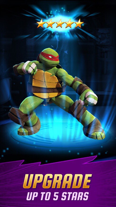 TurtlesLegends's tweet image. If you upgrade your character they become more powerful and stronger