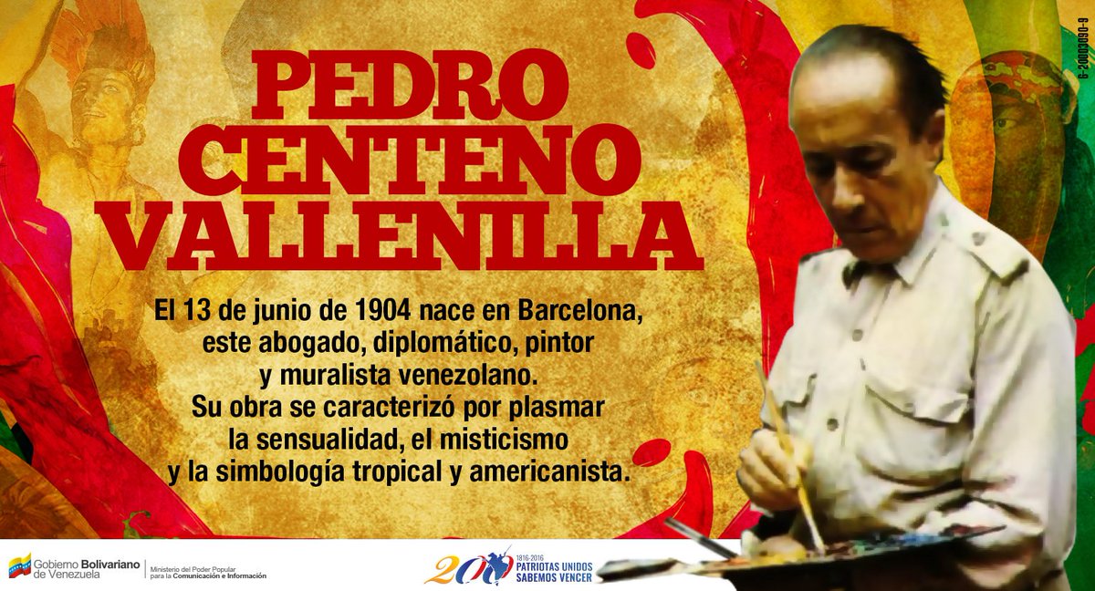 Indesca_CA's tweet photo. 112° aniversario del nacimiento de Pedro Centeno Vallenilla https://t.co/rNjfjCO71k