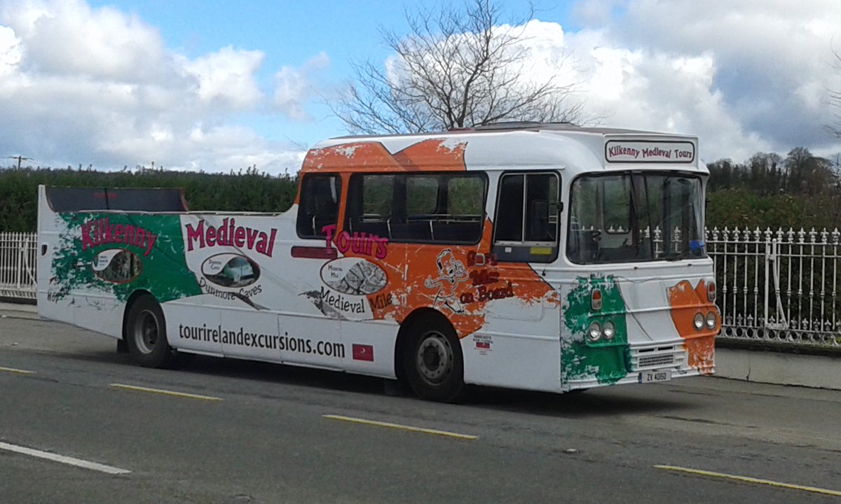 TourIrelandKK's tweet photo. Our medieval #tourbus in heading back to #Kilkenny, Do not miss the next tour! https://t.co/pj04u8FHvs