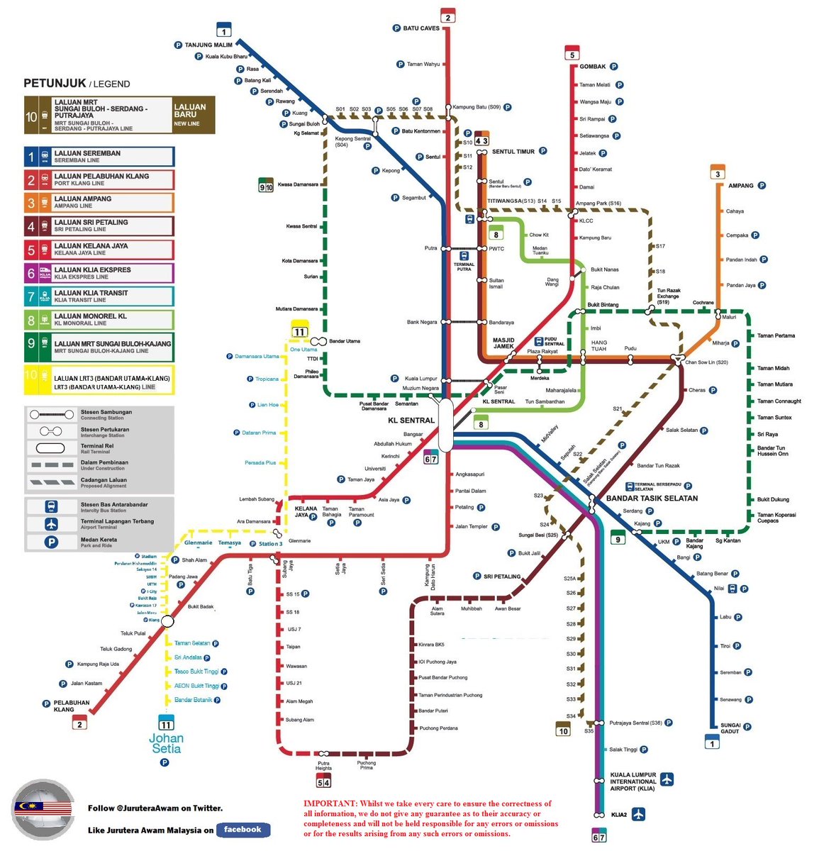 Mrt Station Map Malaysia
