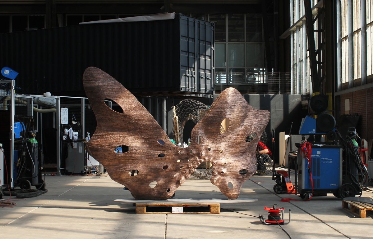 ABB Benelux (@abb_benelux) on Twitter photo Designer <a href="/jorislaarman/">joris laarman</a> and @MX3D_Bridge created this stunning 'Butterfly Screen' for #DesignMiami using ABB #robots Designer <a href="/jorislaarman/">joris laarman</a> and @MX3D_Bridge created this stunning 'Butterfly Screen' for #DesignMiami using ABB #robots