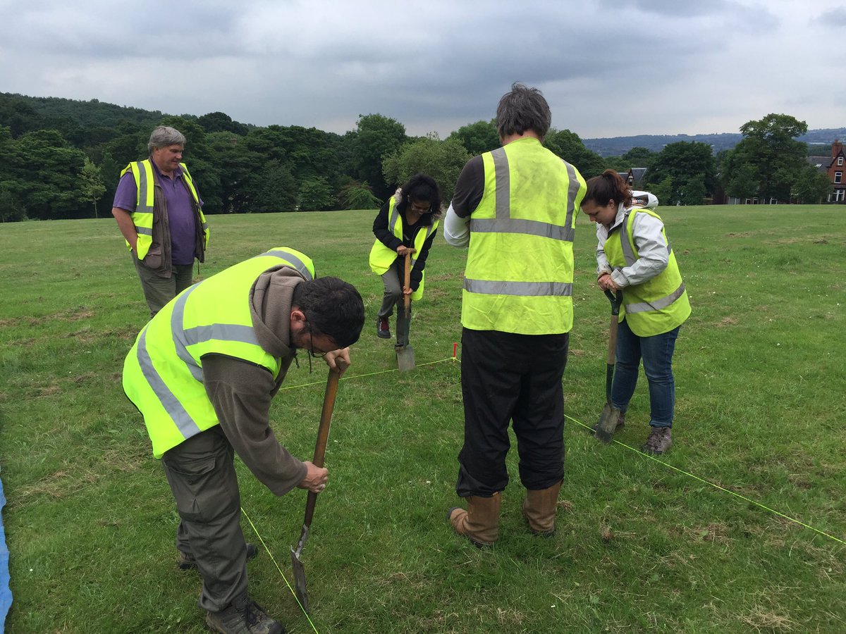 DigIt_TUOS's tweet image. Breaking ground! #bandstand #archaeology