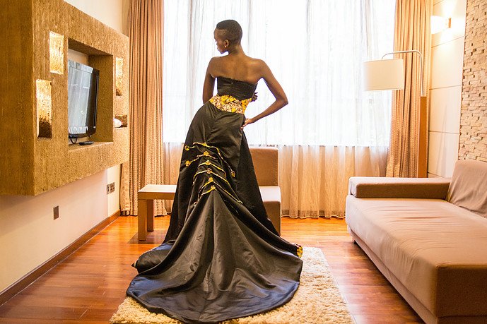 Gown by <a href="/MefaCreations/">MEFA CREATIONS</a> .Clean cut and perfect fit.#for_that_sharp_look