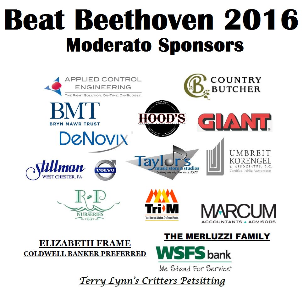 Are you ready to run? Beat Beethoven 5K is THIS THURSDAY! Thank you to our wonderful sponsors! #kennettsquare #ksq