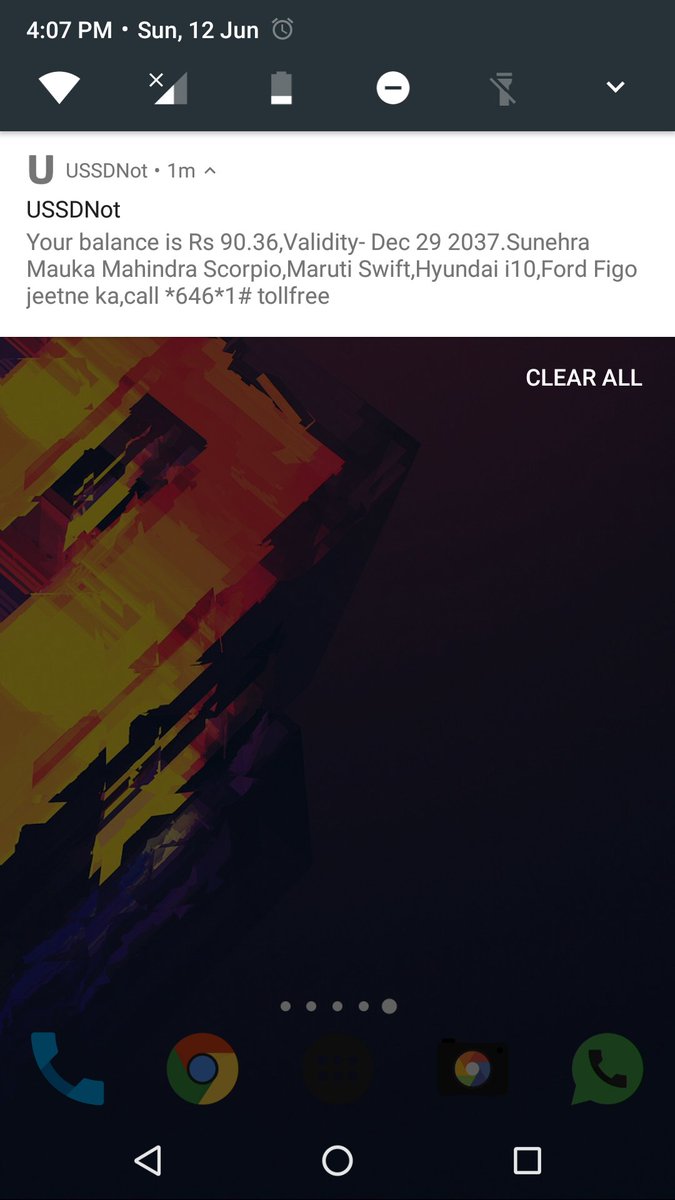 androidsoleapps's tweet image. Remove annoying USSD popups while navigating. Show them in notification.
Download: play.google.com/store/apps/det…