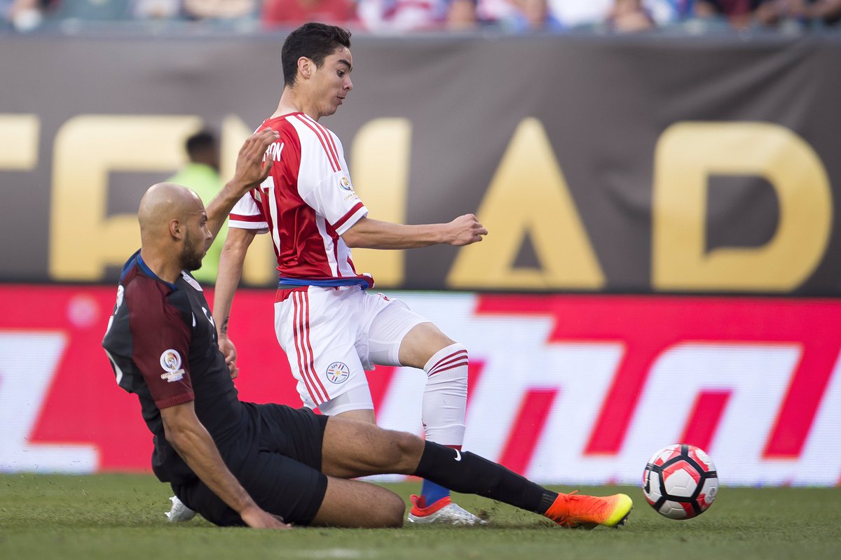 USMNT's tweet photo. 23-year-old #USMNT defender @j_brooks25 is having an outstanding #CopaAmerica: https://t.co/94Znk8GkIp https://t.co/U6oiF2oRzI
