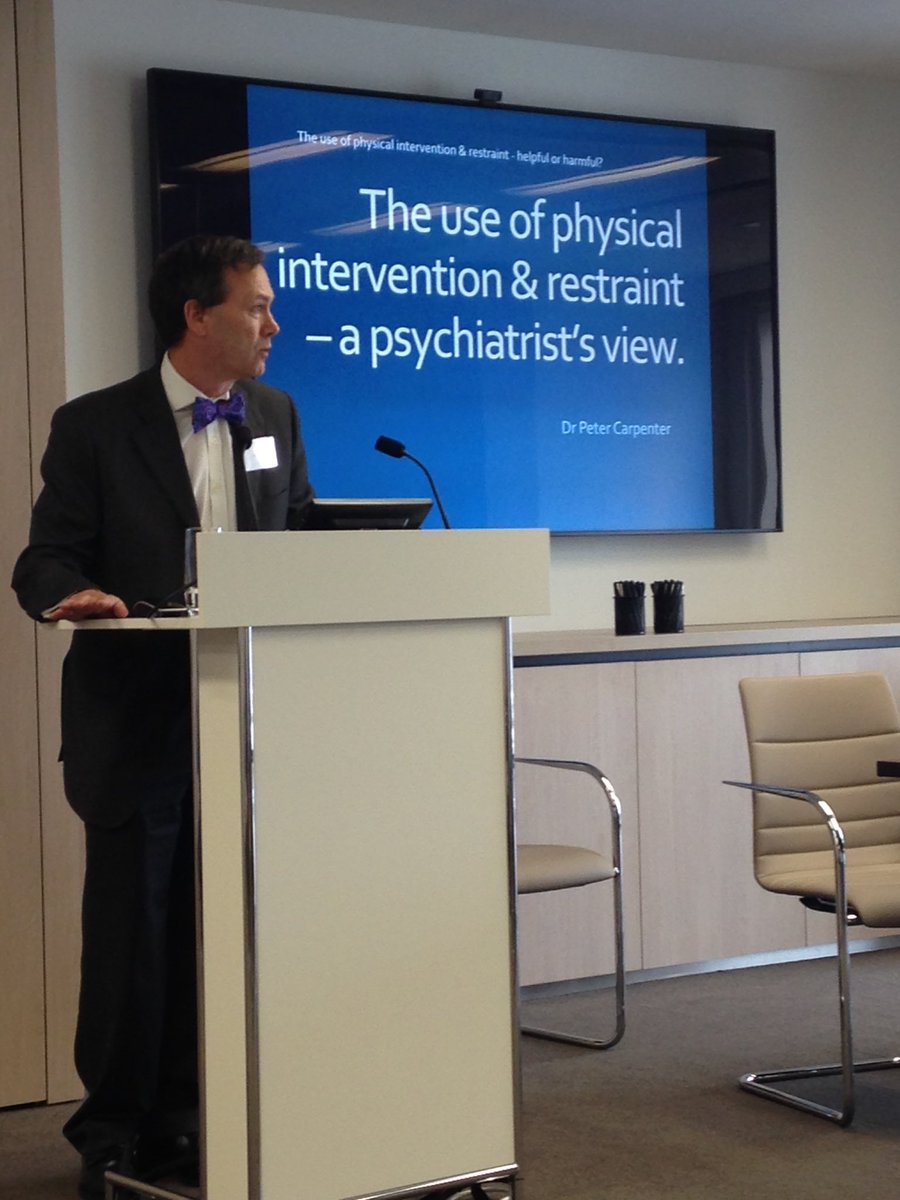 DrOliverLewis's tweet image. My friend Dr Peter Carpenter on how to deal humanely with stressed autistic people. #HelpfulOrHarmful