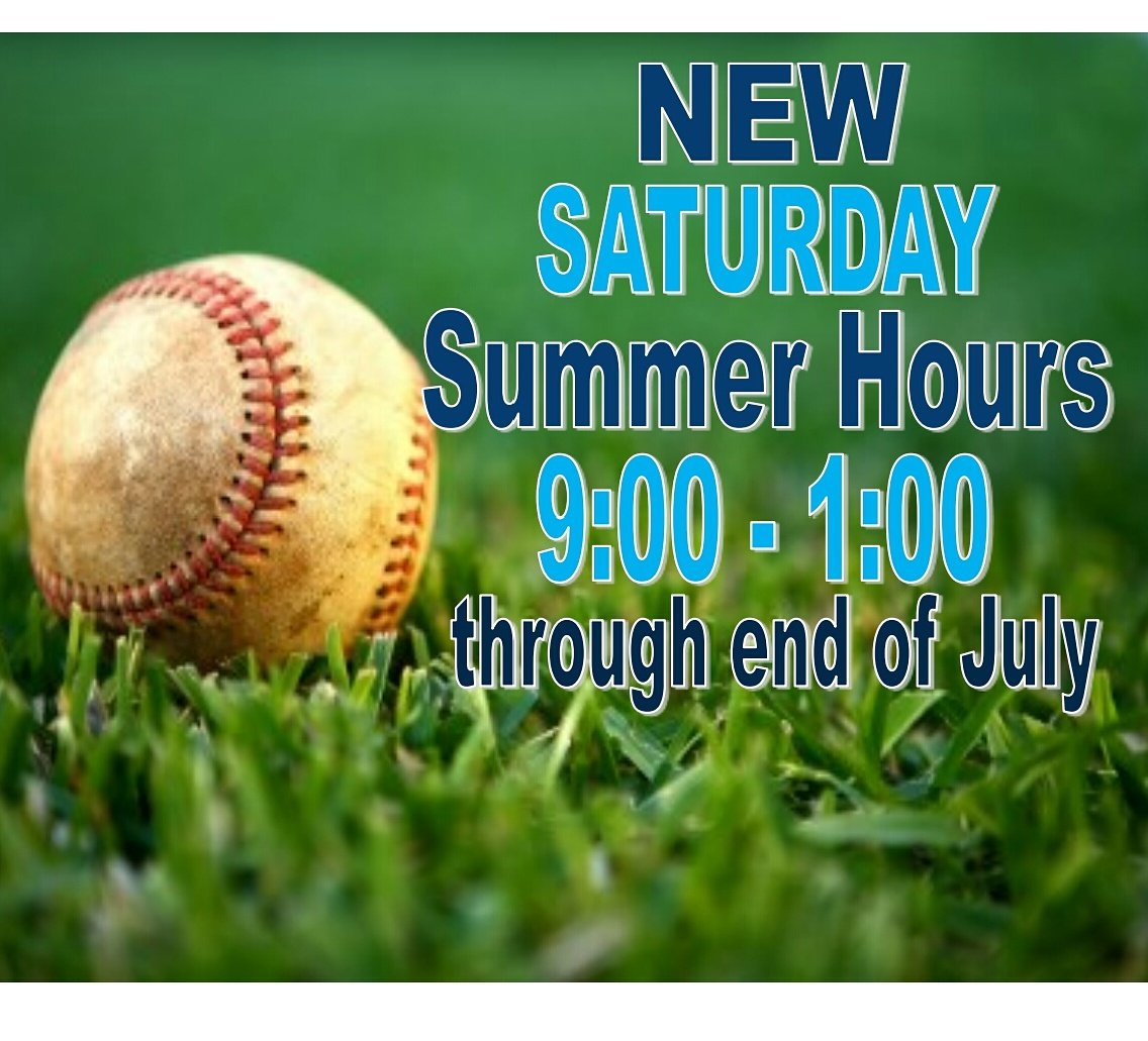 firstteamsc's tweet image. Please note that this Saturday June 19th we will begin our summer hours!