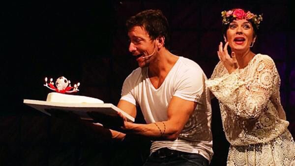 partyfesttv's tweet photo. Feliz cumple @vazqueznico ! Ayer en la función de @ElOtroLadoOk festejando con el público. Te deseamos lo mejor! https://t.co/MPUFJRQOyT