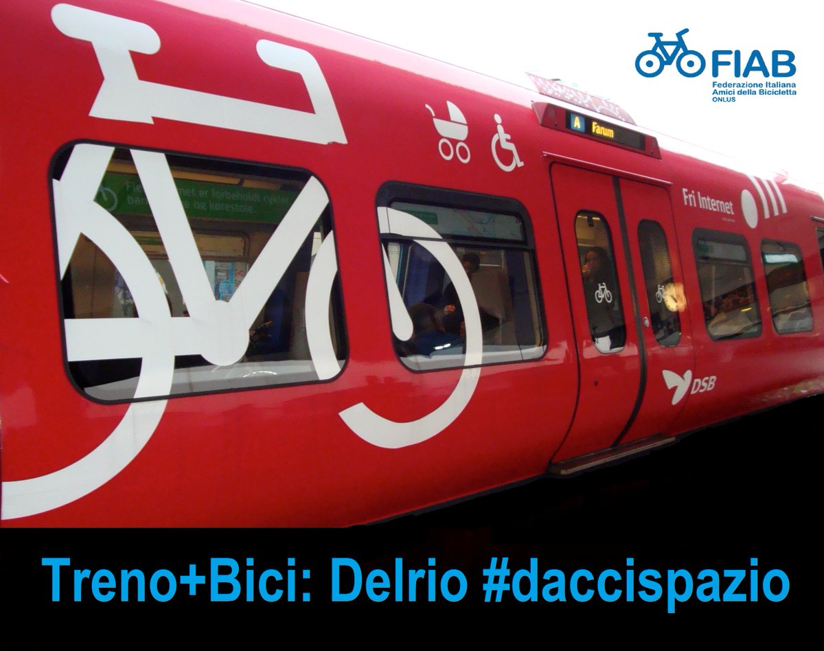 fiabonlus's tweet photo. FIAB scrive al Min.@graziano_delrio per chiede #treni adatti al trasporto #bici
#daccispazio https://t.co/x6jDZc7w4V https://t.co/biGgAZs3EC