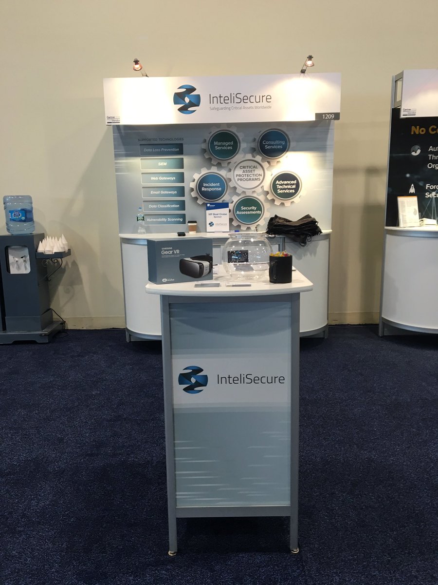 InteliSecure's tweet photo. Stop by booth 1209 to enter to win some VR Glasses! #GartnerSEC #Gartner #security #stopby #inteliSecure https://t.co/bCJm1nGfQs