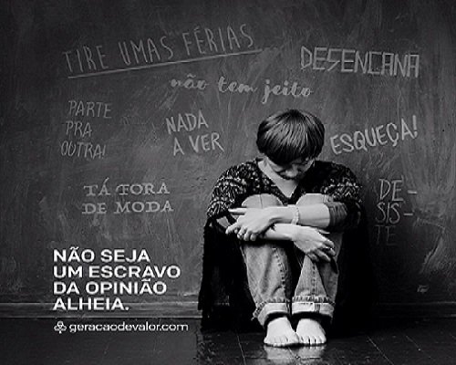 DPExpertRH's tweet image. "Não seja um escravo da opinião alheia."