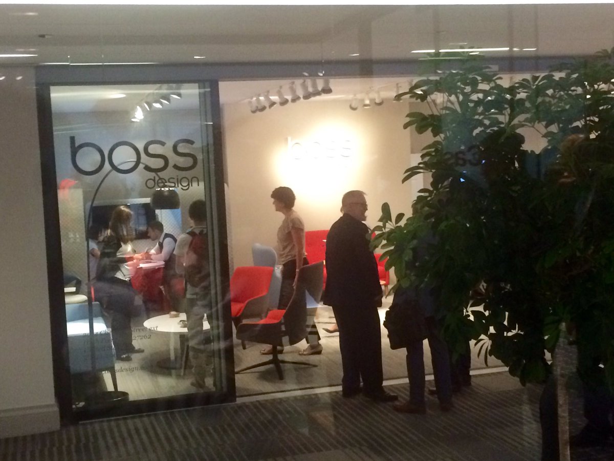 onofficemag's tweet image. Flying the flag for the UK @Boss_Design #NeoCon2016