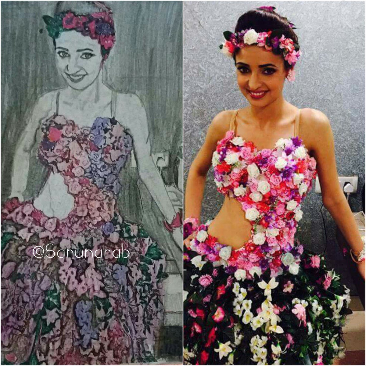 Sarunarab's tweet photo. Amazing Drawing from the #Talneted from our fans #Zahraa To the Beautiful #SanayaIrani https://t.co/xeqV5jqTnt
