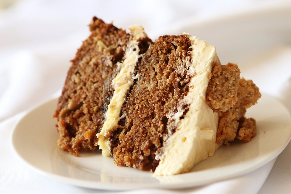 Carrot Cake. Brambles Coffee Shop Durham. Inside Poplar Tree Garden Centre Shincliffe Village. DH1 2NG