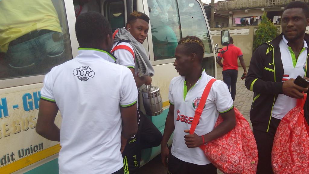 fctechimancity's tweet photo. We have arrived safely at Takwar we waiting for tomorrow game against @MedeamaSC https://t.co/0d3NQ5ykNc