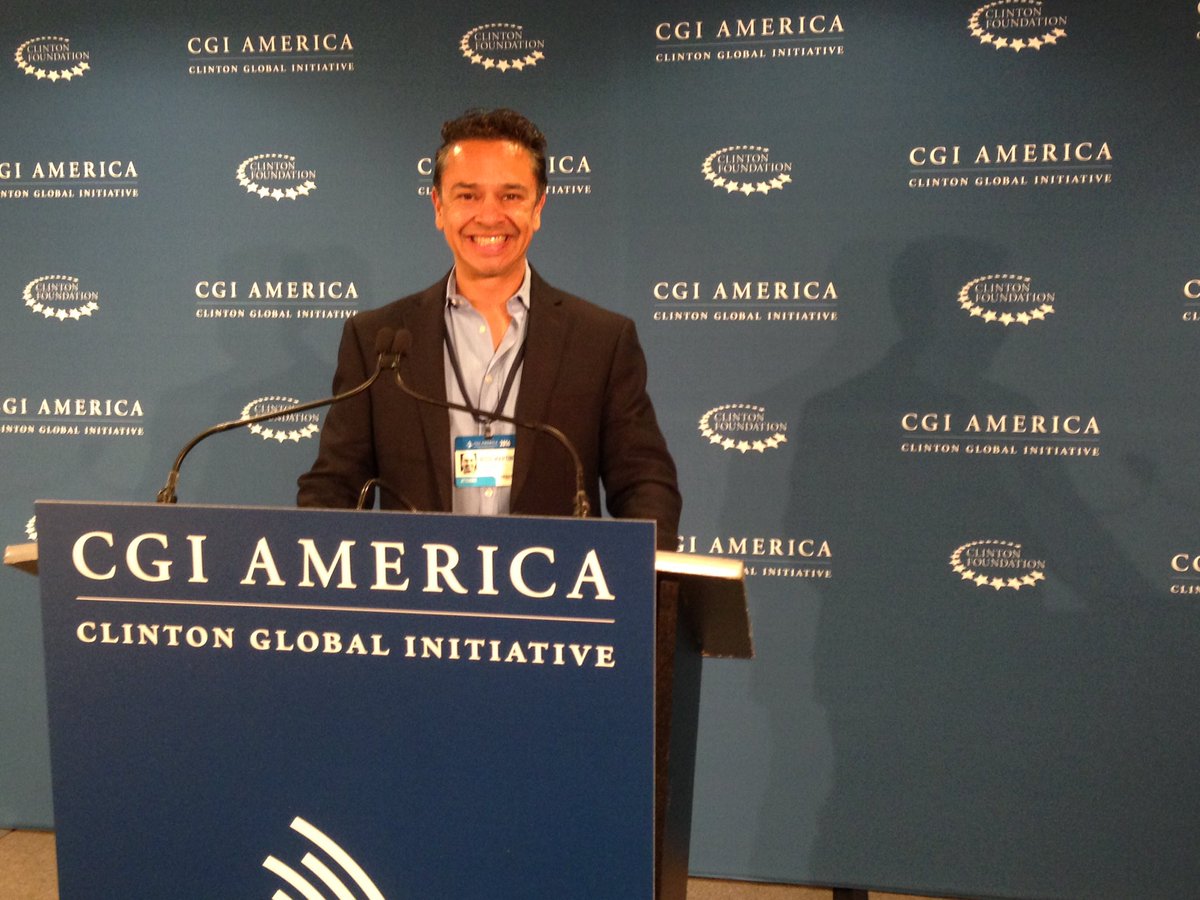 Thanks <a href="/ClintonFdn/">Clinton Foundation</a> for the wonderful opportunity to speak @Latino_Startups  <a href="/clintonglobal/">Clinton Global Initiative</a> #CGIAmerica2016 #tech