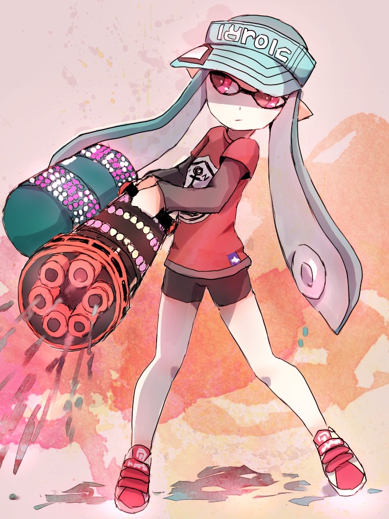 スプラトゥーン「バレルスピナーデコ #splatoon #スプラトゥーン 」|混ぜじす🌷のイラスト