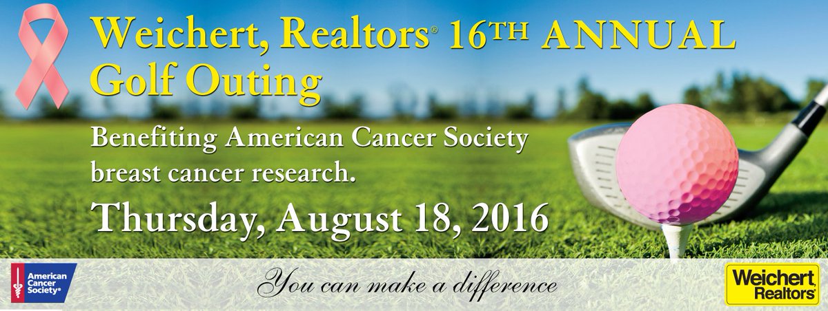 Weichert's tweet image. #WeichertNews: Weichert’s 16th Annual Golf Outing Scheduled for August 18! bit.ly/1OlpLrd