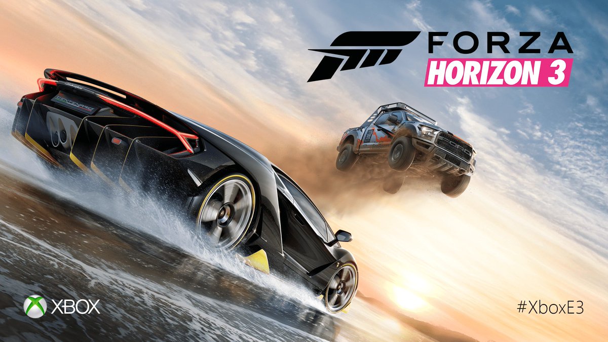 XBOXANZ's tweet photo. We drive in a land down under! #Forza Horizon 3 arrives 27 Sept on #XboxOne &amp; Windows 10. Pre-order now. #XboxE3 https://t.co/qoTW2JxhUx